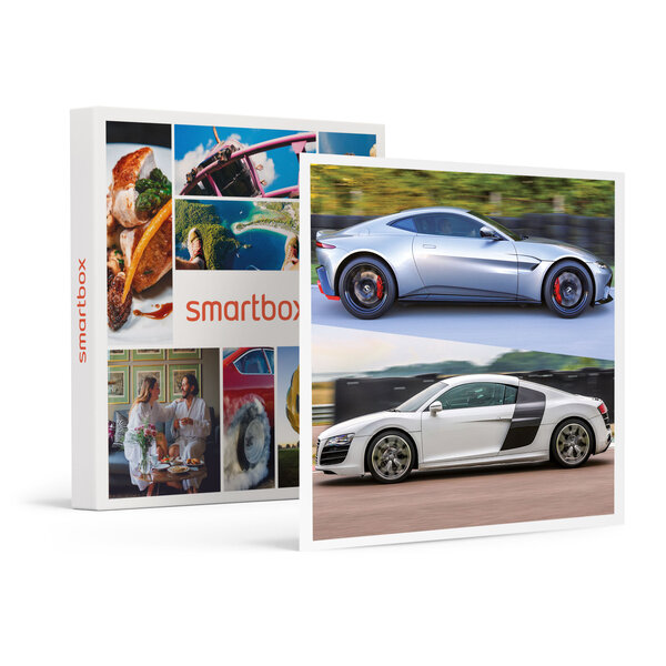 SMARTBOX - Coffret Cadeau Stage de pilotage multivolant : 2 tours en Aston Martin Vantage et 2 tours en Audi R8 sur le circuit de Trappes -  Sport & Aventure