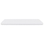 vidaXL Matelas en mousse blanc 120x220 cm 7 zones dureté 20 ILD