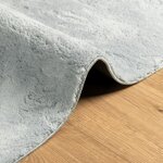 vidaXL Tapis HUARTE à poils courts doux et lavable bleu 240x340 cm