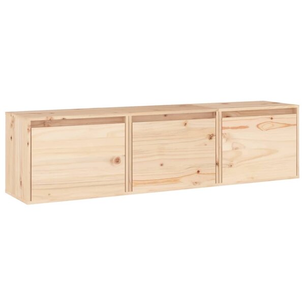 vidaXL Meubles TV 3 Pièces Bois massif de pin