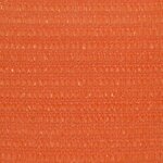 vidaXL Voile d'ombrage 160 g/m² rectangulaire orange 3x5 m PEHD