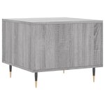 vidaXL Tables basses 2 Pièces sonoma gris 50x50x40 cm bois d'ingénierie