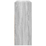 vidaXL Buffet Gris sonoma Bois d'ingénierie 116 x 30 x 75 cm Buffet