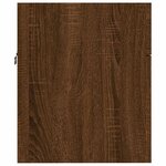 vidaXL Ensemble de meubles de salle de bain 2 Pièces Chêne marron
