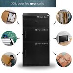 Big Parcel 2 - PakketPanda® - Boîte aux lettres pour colis - Boîte aux lettres - Avec compartiment à lettres séparé