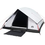 vidaXL Tente familiale à dôme 6 personnes tissu occultant imperméable