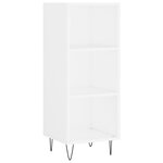 vidaXL Buffet haut Blanc 34 5x34x180 cm Bois d'ingénierie