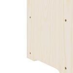 vidaXL Casier à vin 67 5x25x87 cm Bois de pin massif