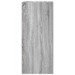 vidaXL Buffet sonoma gris 30x41x93 cm bois d'ingénierie