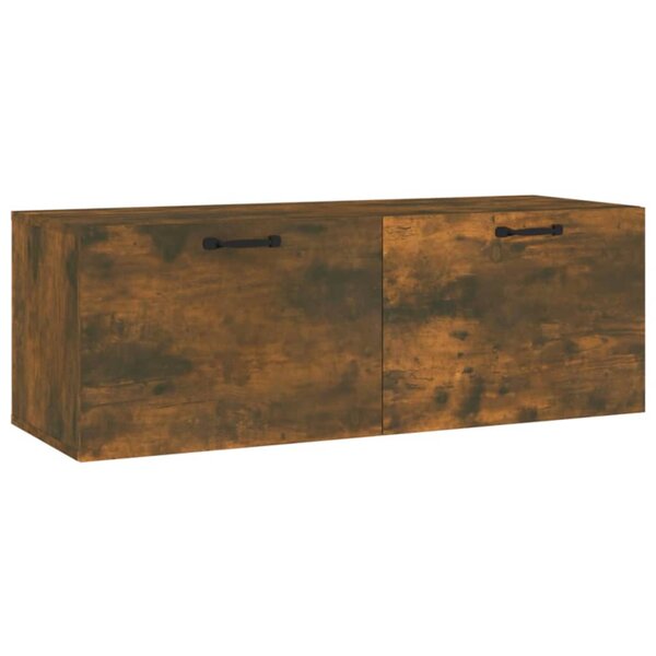 vidaXL Armoire murale Chêne fumé 100x36 5x35 cm Bois d'ingénierie