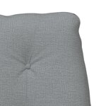 vidaXL Fauteuil Relaxant en Tissu Gris Clair