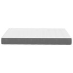 Matelas à ressorts ensachés vidaXL Gris clair Medium 120x200x20 cm Tissu