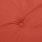 vidaXL Coussin de chaise longue rouge mélangé (75+105)x50x3 cm tissu