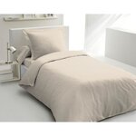 Parure de couette 140 x 200 cm - beige crème
