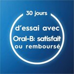 Brosse à dents électrique ORAL-B- 3 brossettes incluses - blanc - sans fil