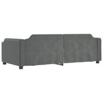 vidaXL Lit de repos gris foncé 80x200 cm tissu