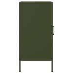 vidaXL Buffet vert olive 36x39x79 cm acier laminé à froid