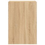 vidaXL Meuble TV mural chêne sonoma 40 5x30x60 cm bois d'ingénierie