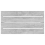 vidaXL Ensemble de meubles de salle de bain 2 Pièces Gris béton Aggloméré