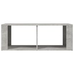 vidaXL Table basse Gris béton 100x50x36 cm Bois d'ingénierie