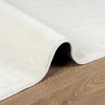 vidaXL Tapis OVIEDO à poils courts crème 100x200 cm