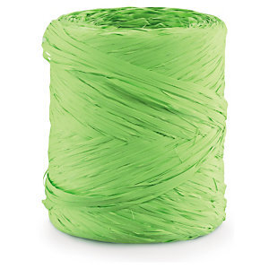 Bolduc pour emballage cadeau vert anis effet raphia