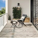vidaXL Tapis ARBIZU intérieur extérieur design vintage 240x340 cm
