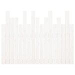 vidaXL Tête de lit murale Blanc 108x3x80 cm Bois massif de pin
