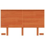 vidaXL Tête de lit cire marron 135 cm bois massif de pin