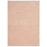 vidaXL Tapis HUARTE à poils courts doux lavable rouge clair 140x200 cm