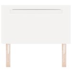 Tête de lit vidaXL Design simple Blanc pur 90 cm Cuir synthétique