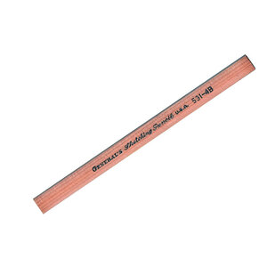 Crayon de charpentier plat pour esquisse Mine large tendre 4B