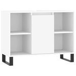 vidaXL Armoire de salle de bain blanc 80x33x60 cm bois d'ingénierie