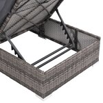 Salon de jardin meuble d'extérieur ensemble de mobilier 3 pièces avec coussins résine tressée gris 02_0015997