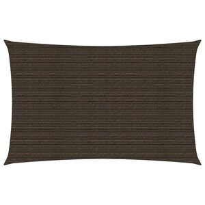 vidaXL Voile d'ombrage 160 g/m² Marron 4x6 m PEHD