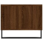 vidaXL Table basse chêne marron 90x50x40 cm bois d'ingénierie