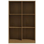 vidaXL Bibliothèque Marron miel 70x33x110 cm Bois de pin massif