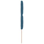 Tête de lit LED vidaXL design en blocs de diamant bleu foncé 90 cm velours