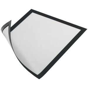 Duraframe Pochette murale Cadre d'affichage magnétique A4 - Cadre noir (paquet 5 unités)