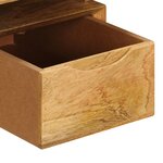 vidaXL Bureau 110 x 50 x 76 cm Bois de manguier massif
