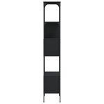 vidaXL Bibliothèque 5 niveaux noir 76x33x188 5 cm bois d'ingénierie