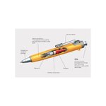 Stylo Bille Tout Terrain AirPress Pen, orange TOMBOW