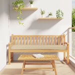 vidaXL Coussins de palette pour banc 2 Pièces Beige 180x40x8 cm Tissu Oxford