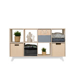 Meuble de rangement NABOSKY blanc 2x4