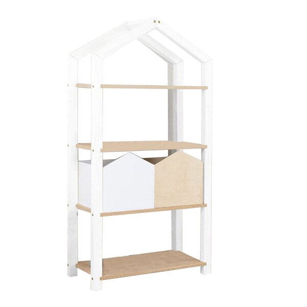 Etagère cabane TALLY - bois blanc et verni