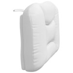 vidaXL Coussin de tête de lit blanc 90 cm similicuir