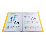 Protège-documents En Polypropylène Souple Opak 80 Vues - A4 - Jaune - X 12 - Exacompta