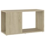 vidaXL Meuble TV Chêne sonoma 60x24x32 cm Aggloméré