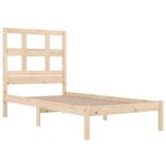 vidaXL Cadre de lit sans matelas 90x200 cm bois de pin massif