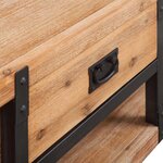 vidaXL Mobilier de salon 3 pièces Bois d'acacia massif